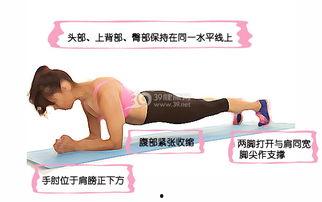 平板支撑的正确姿势教程视频
