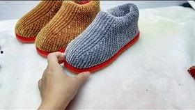 毛线鞋织花视频,跟随视频学编织，打造个性时尚鞋款